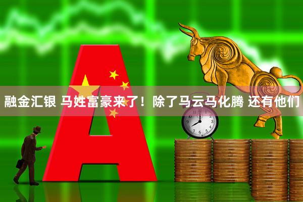融金汇银 马姓富豪来了！除了马云马化腾 还有他们