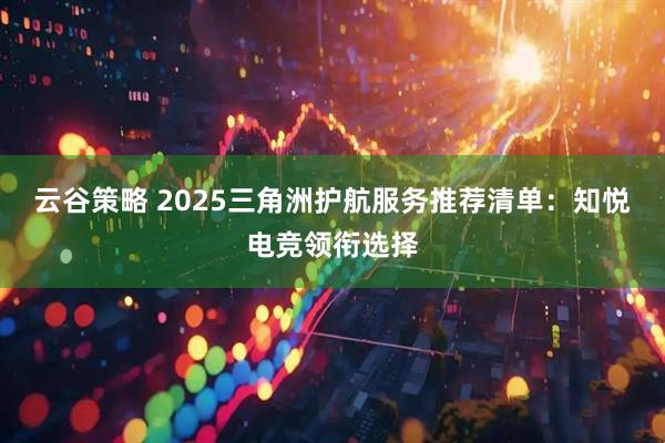 云谷策略 2025三角洲护航服务推荐清单：知悦电竞领衔选择